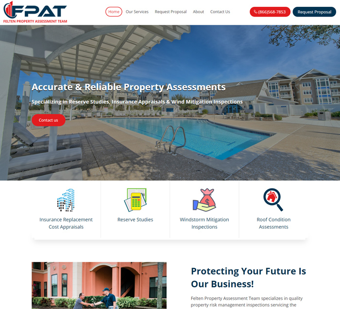 Weebly website design for FPAT
