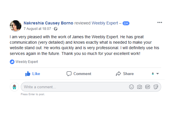 Nakresia's testimonials