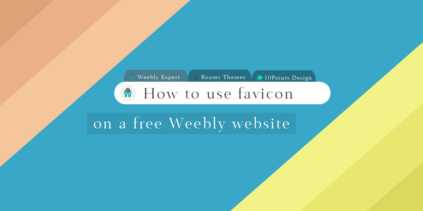 use favicon on free weebly website