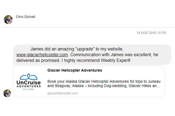 client feedback weebly expert