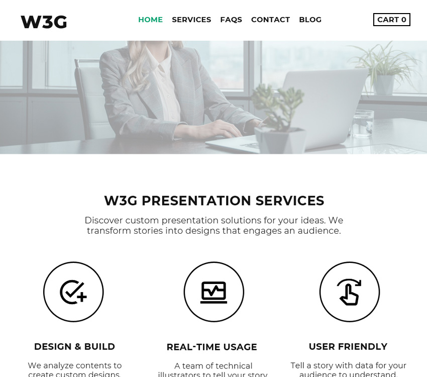Style and design Weebly store cart