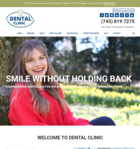 Dental clinic template