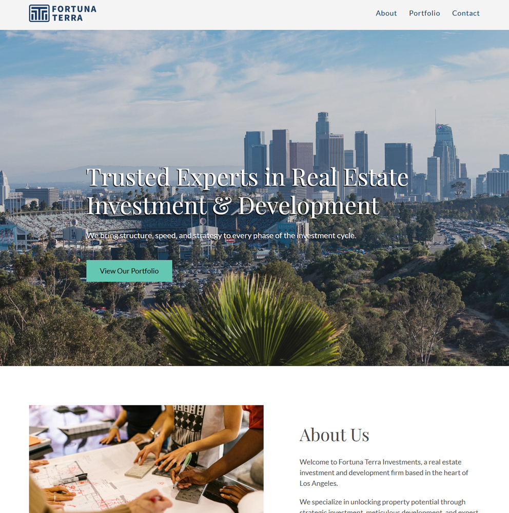Weebly to WordPress website migration for Fotuna Terra