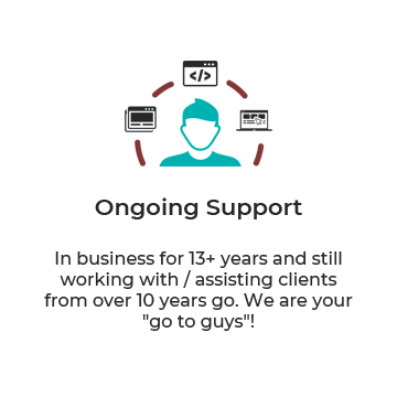 Ongoing customer support and website maintenance