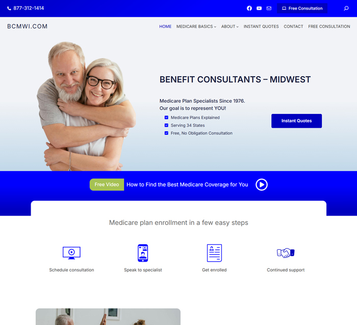 BCMWI WordPress website