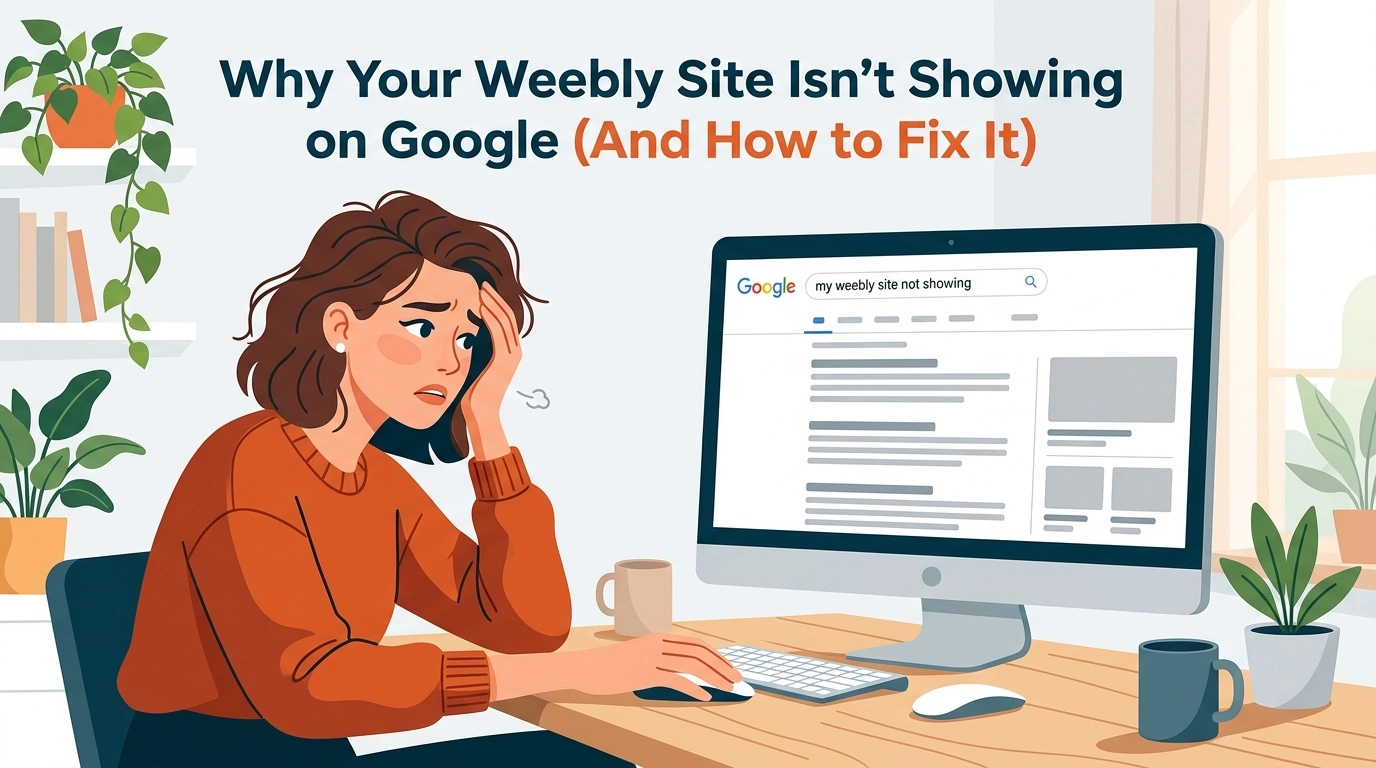 Why Your Weebly Website Isn’t Showing on Google (And How to Fix It)